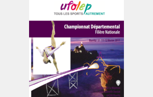 Organisation détaillée de la Compétition Championnat Départemental Filière Nationale
