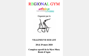 Annulé : Championnat National REGIONAL 28 et 29 mars 2020 à Villeneuve sur Lot