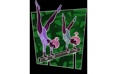 14 gymnastes de l'Ecole de Gym... 